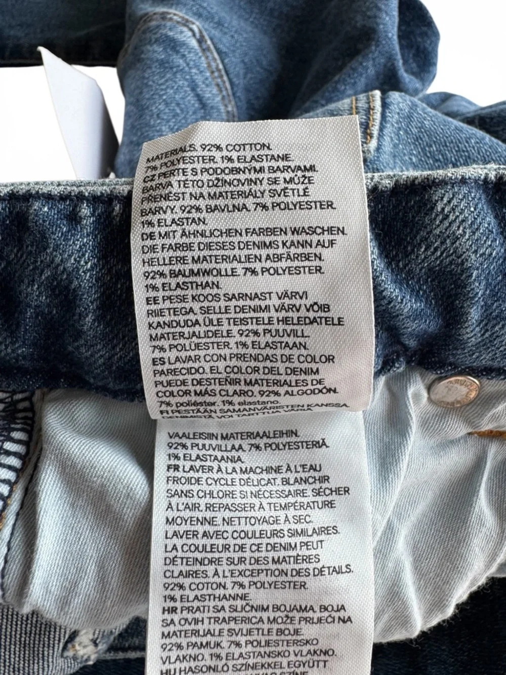 H&M Conscious Slim High Waist Ankle Jeans Medium Wash Size 2 NWT